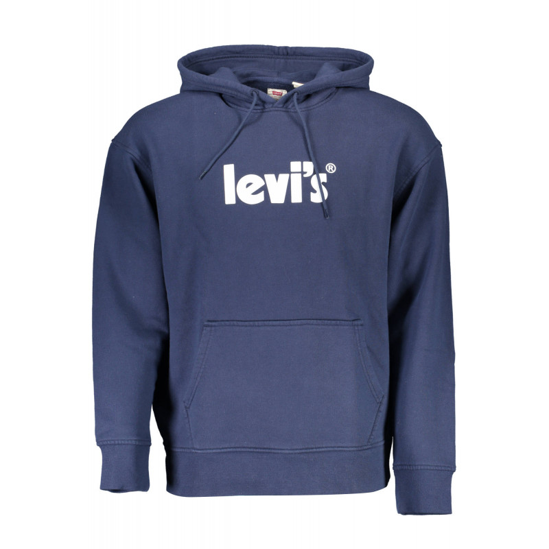 LEVI'S MEN'S BLUE SWEATSHIRT WITHOUT ZIP