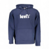 LEVI'S MEN'S BLUE SWEATSHIRT WITHOUT ZIP
