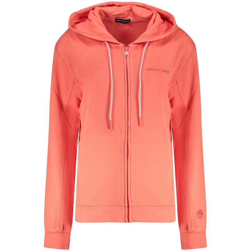 NORTH SAILS WOMEN'S PINK ZIP-UP SWEATSHIRT