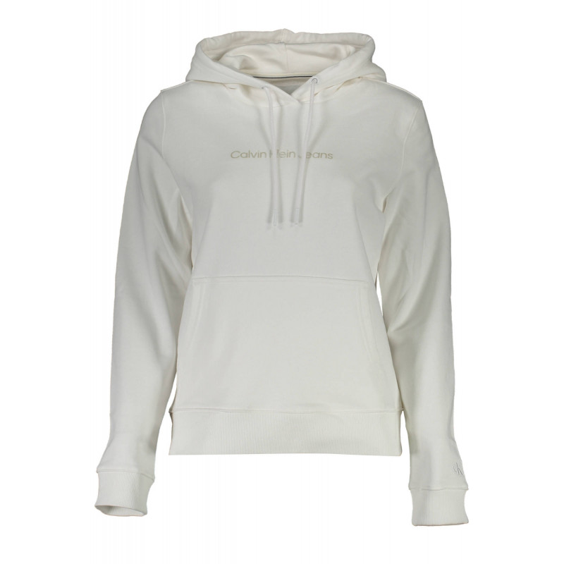 CALVIN KLEIN SWEATSHIRT OHNE REISSVERSCHLUSS DAMEN WEISS