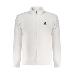 US GRAND MEN'S WHITE ZIP-UP SWEATSHIRT