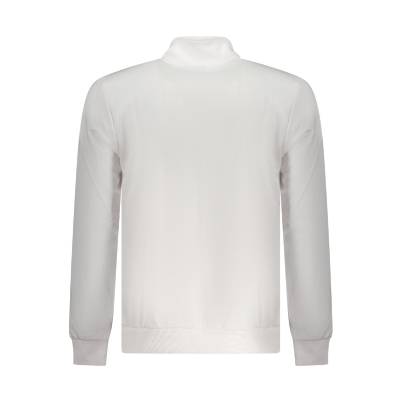 SWEAT-SHIRT BLANC À FERMETURE ÉCLAIR POUR HOMME US GRAND
