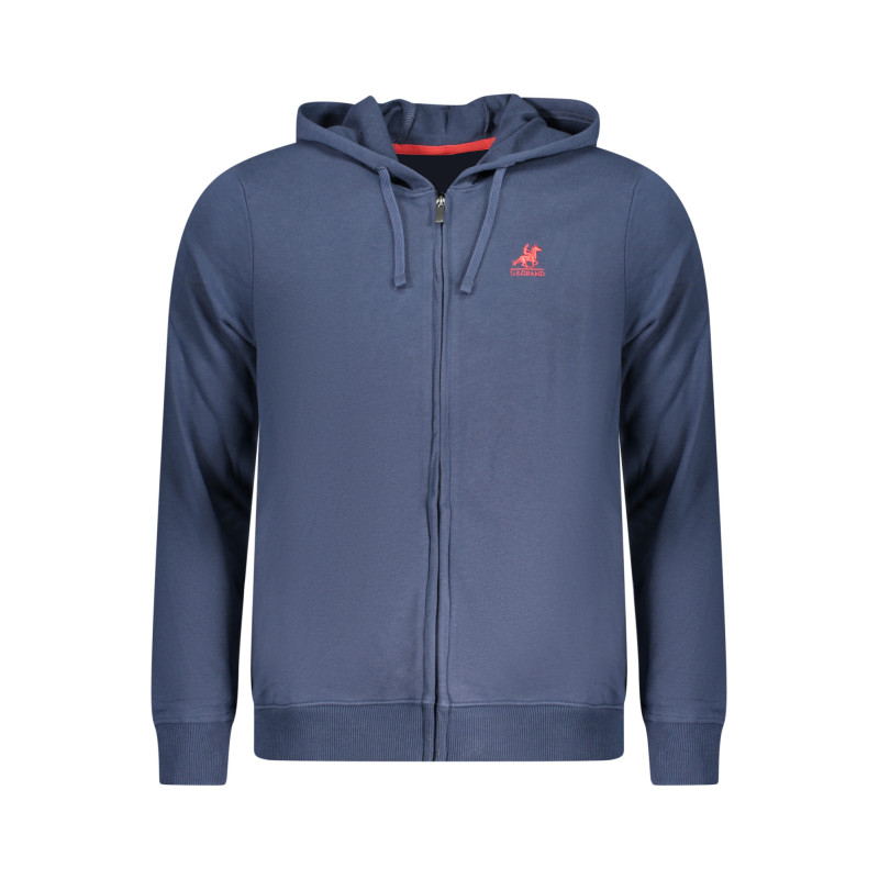 SWEAT-SHIRT BLEU À FERMETURE ÉCLAIR POUR HOMME US GRAND