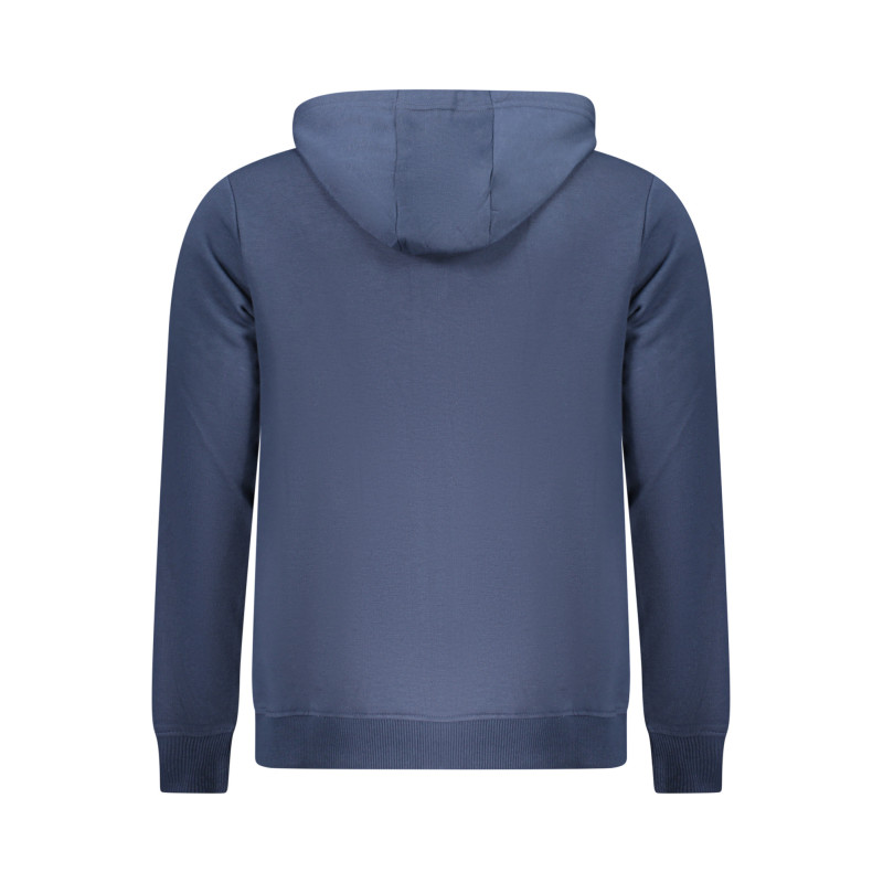 SWEAT-SHIRT BLEU À FERMETURE ÉCLAIR POUR HOMME US GRAND