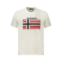 T-SHIRT À MANCHES COURTES NAPAPIJRI HOMME BLANC