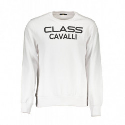 CAVALLI CLASS SWEATSHIRT OHNE REISSVERSCHLUSS HERREN WEISS