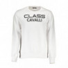 SUDADERA CAVALLI CLASS SIN CREMALLERA HOMBRE BLANCO