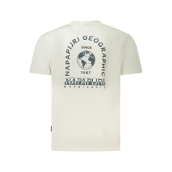 T-SHIRT À MANCHES COURTES NAPAPIJRI HOMME BLANC