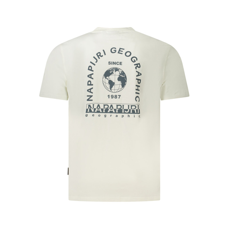 NAPAPIJRI T-SHIRT MANICHE CORTE UOMO BIANCO