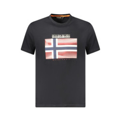 CAMISETA DE MANGA CORTA NAPAPIJRI PARA HOMBRE NEGRA