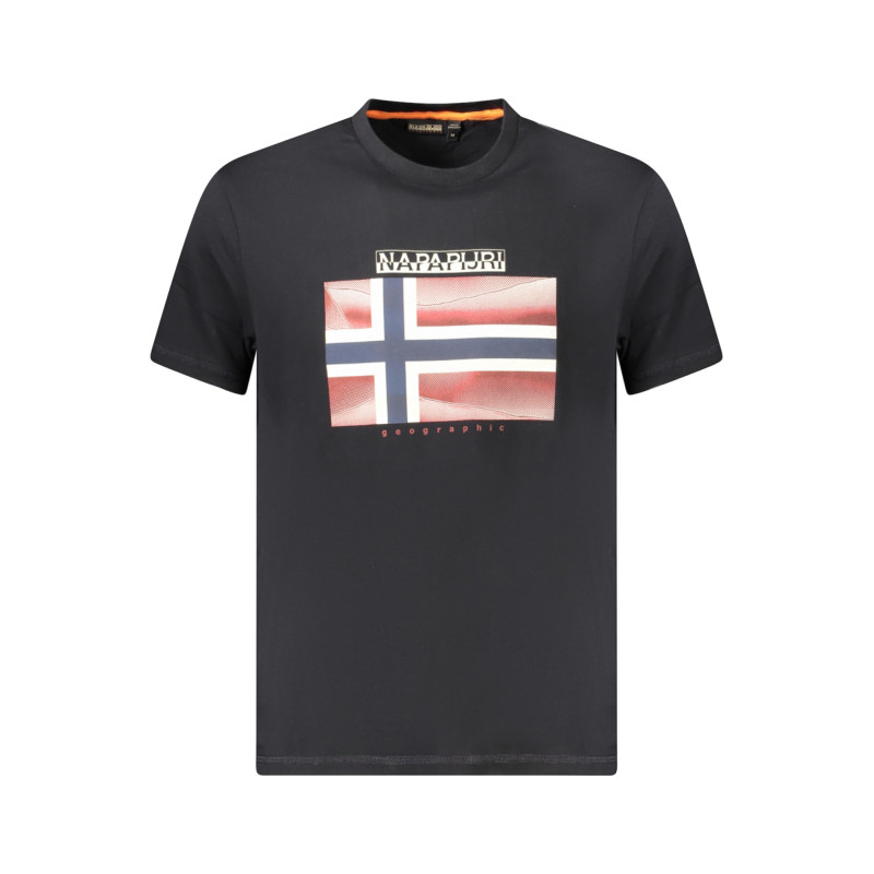 CAMISETA DE MANGA CORTA NAPAPIJRI PARA HOMBRE NEGRA