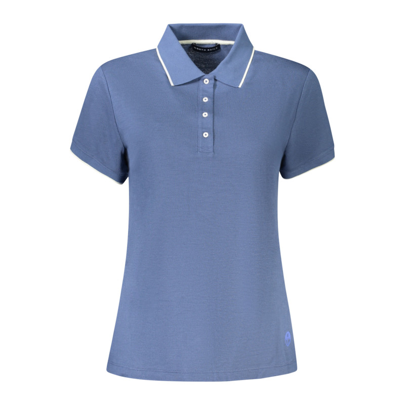 NORTH SAILS POLO MANICHE CORTE DONNA BLU