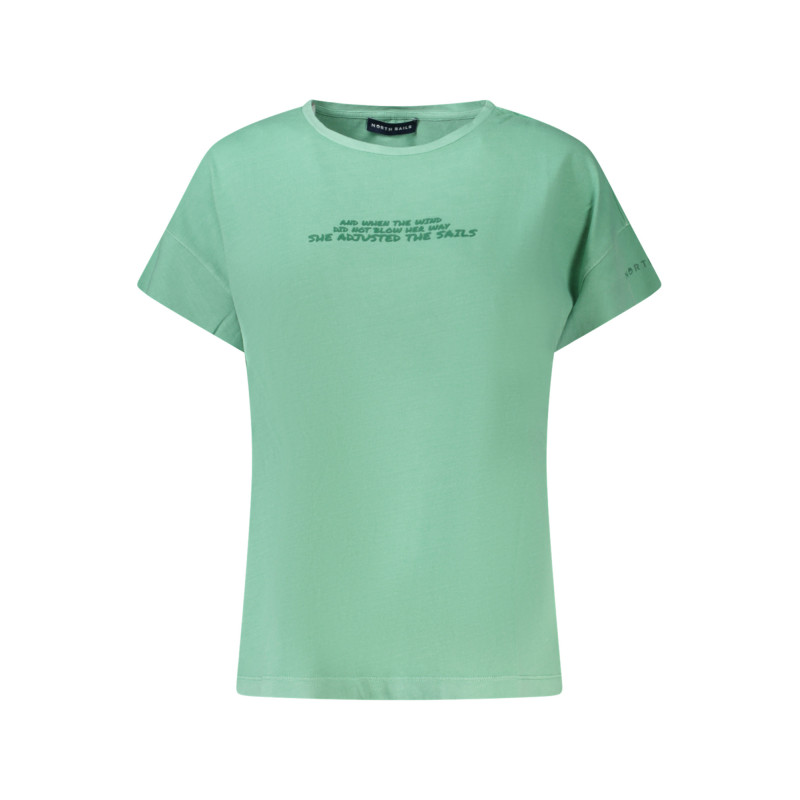 T-SHIRT À MANCHES COURTES NORTH SAILS VERT POUR FEMME
