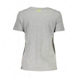 GUESS JEANS WOMEN'S SHORT SLEEVE T-SHIRT GRAY