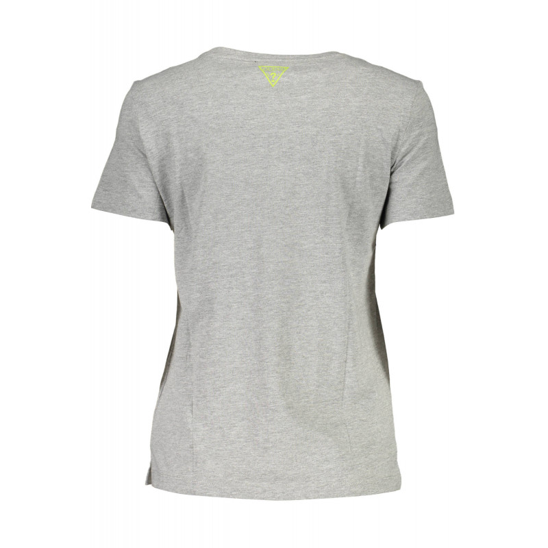 GUESS JEANS WOMEN'S SHORT SLEEVE T-SHIRT GRAY