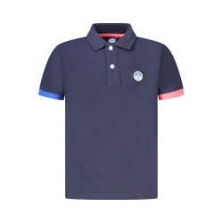 NORTH SAILS POLO MANICHE CORTE BAMBINO BLU