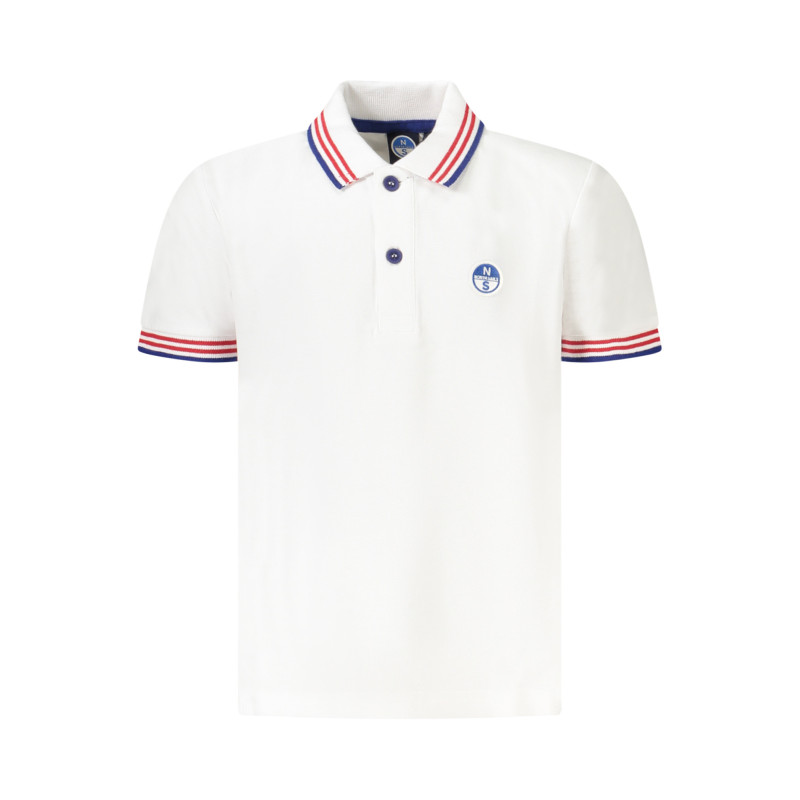 NORTH SAILS POLO MANICHE CORTE BAMBINO BIANCO