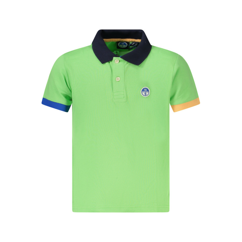 POLO DE MANGA CORTA PARA NIÑOS NORTH SAILS VERDE
