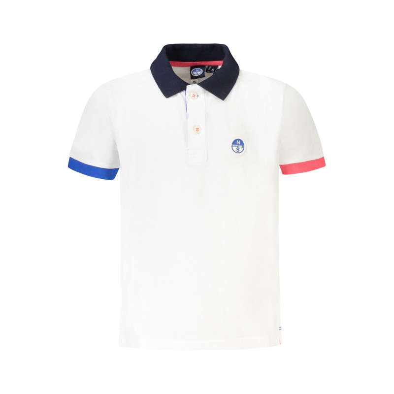 POLO NORTH SAILS MANGA CORTA NIÑO BLANCO