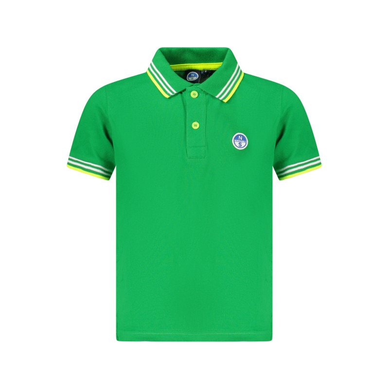 NORTH SAILS POLO MANICHE CORTE BAMBINO VERDE