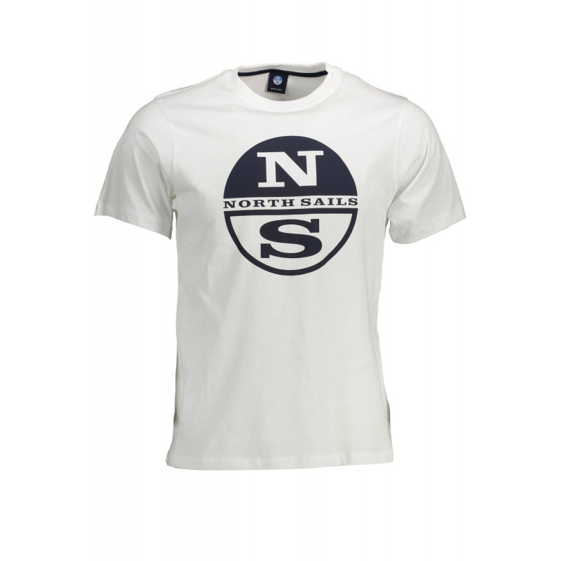 CAMISETA MANGA CORTA NORTH SAILS BLANCA HOMBRE
