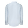 CALVIN KLEIN CAMICIA MANICHE LUNGHE UOMO AZZURRO