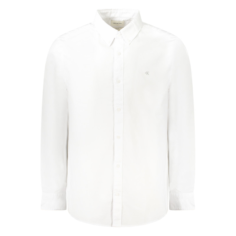 CALVIN KLEIN CAMICIA MANICHE LUNGHE UOMO BIANCO