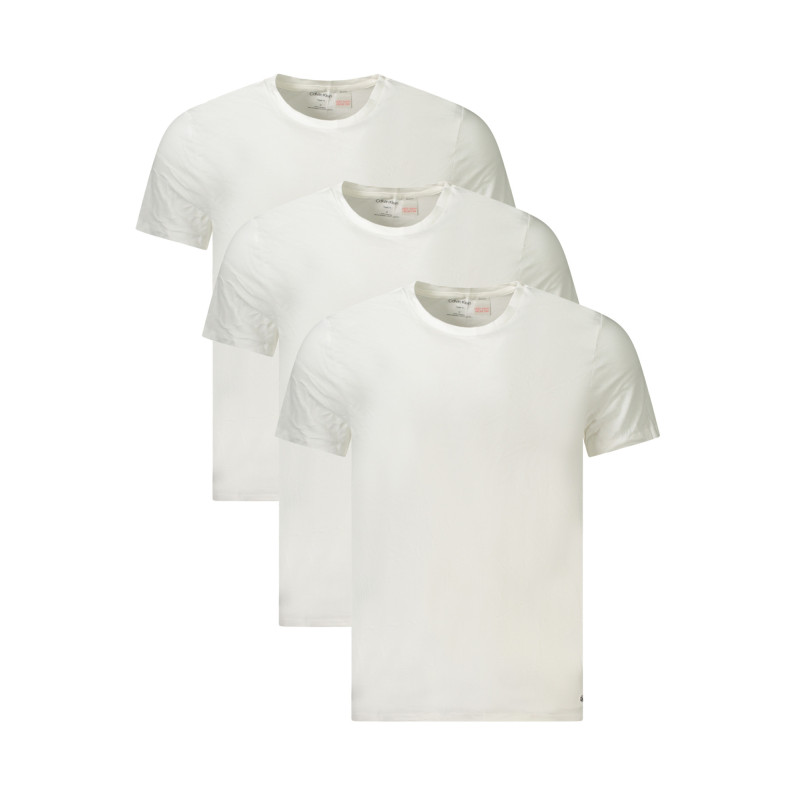 T-SHIRT À MANCHES COURTES POUR HOMMES CALVIN KLEIN BLANC