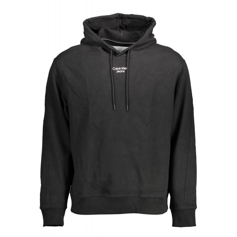 CALVIN KLEIN SWEAT SANS ZIP HOMME NOIR