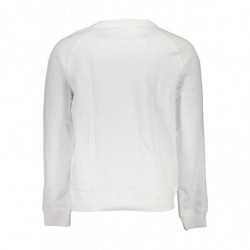 GUESS JEANS SWEAT-SHIRT SANS ZIP HOMME BLANC