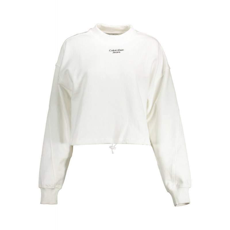 CALVIN KLEIN SWEAT SANS ZIP FEMME BLANC