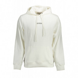 GUESS JEANS SWEATSHIRT OHNE REISSVERSCHLUSS HERREN WEISS
