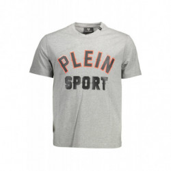 PLEIN SPORT KURZARM T-SHIRT HERREN GRAU