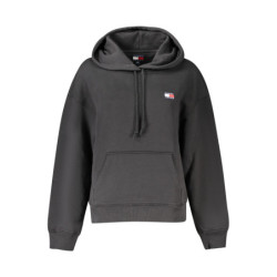 SUDADERA TOMMY HILFIGER SIN CREMALLERA MUJER NEGRA