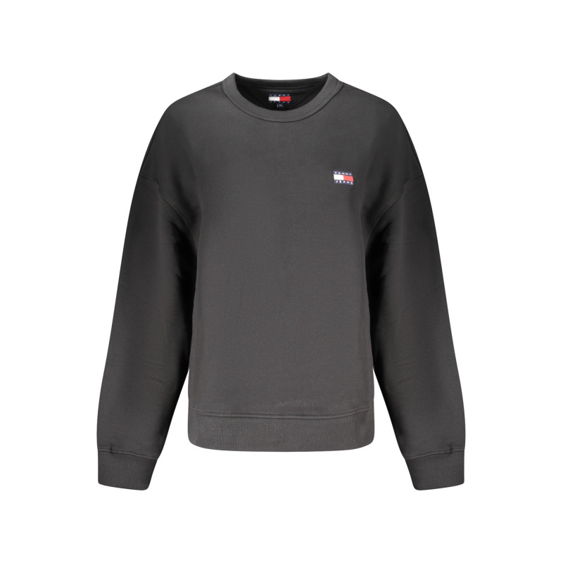 SUDADERA TOMMY HILFIGER SIN CREMALLERA MUJER NEGRA