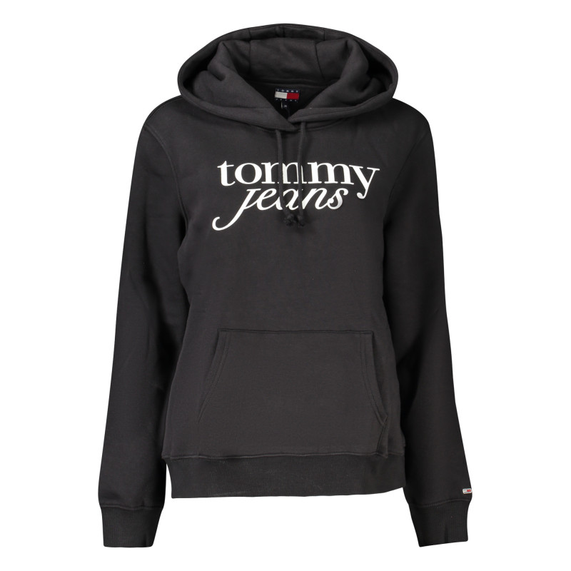 TOMMY HILFIGER FELPA SENZA ZIP DONNA NERO