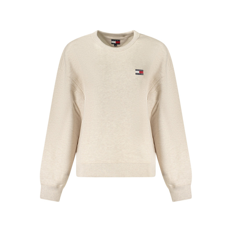 SUDADERA TOMMY HILFIGER SIN CREMALLERA MUJER BEIGE