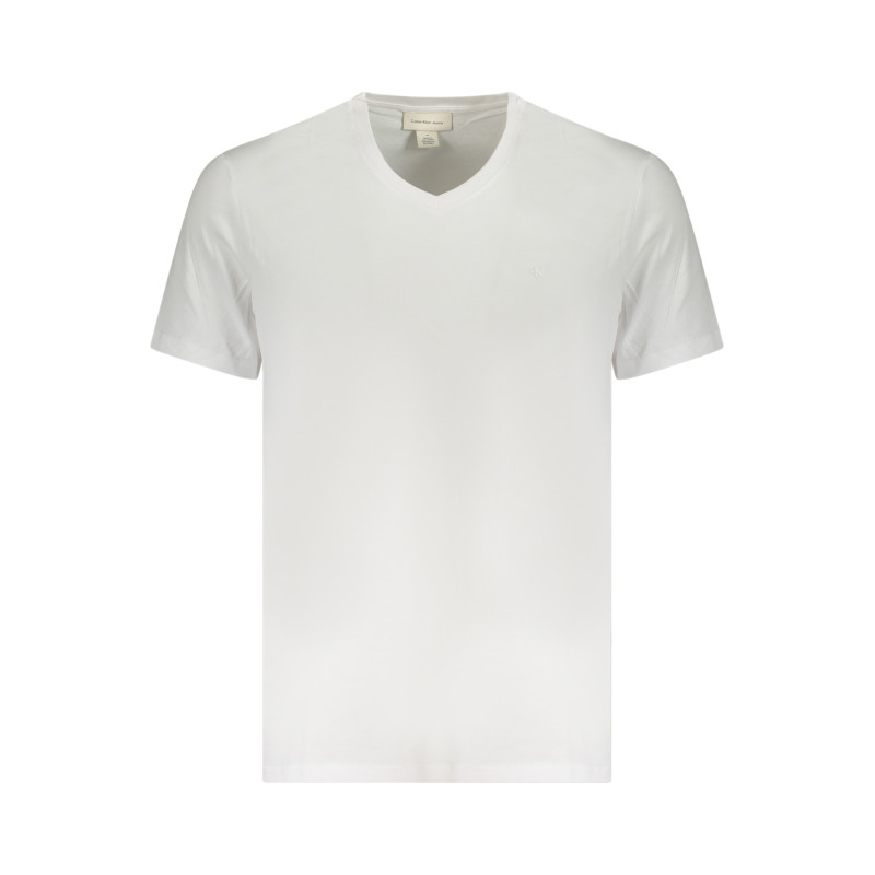 T-SHIRT À MANCHES COURTES POUR HOMMES CALVIN KLEIN BLANC