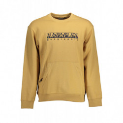 SUDADERA NAPAPIJRI SIN CREMALLERA HOMBRE BEIGE