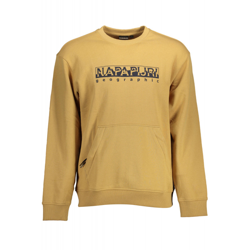 SUDADERA NAPAPIJRI SIN CREMALLERA HOMBRE BEIGE