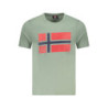 T-SHIRT À MANCHES COURTES POUR HOMME NORVÈGE 1963 VERT