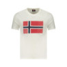 NORUEGA 1963 CAMISETA DE MANGA CORTA PARA HOMBRE BLANCA