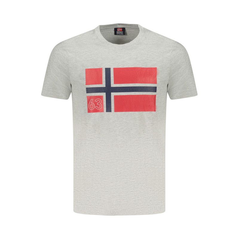NORWEGEN 1963 HERREN KURZARM T-SHIRT GRAU