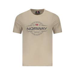 NORWEGEN 1963 HERREN KURZARM T-SHIRT BEIGE