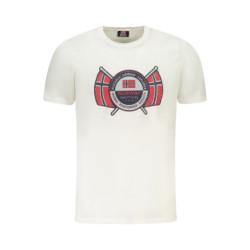 T-SHIRT MANCHES COURTES HOMME NORVÈGE 1963 BLANC