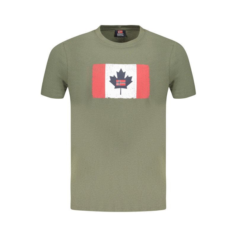 T-SHIRT À MANCHES COURTES POUR HOMME NORVÈGE 1963 VERT