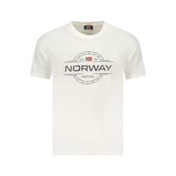 NORWEGEN 1963 HERREN KURZARM T-SHIRT WEISS