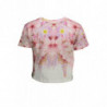 DESIGUAL T-SHIRT MANCHES COURTES FEMME ROSE