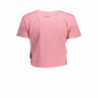 DESIGUAL T-SHIRT MANICHE CORTE DONNA ROSA