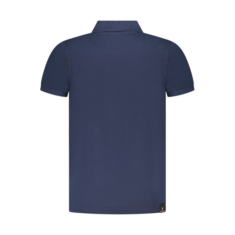 MILITARY ACADEMY MEN'S BLUE SHORT SLEEVE POLO